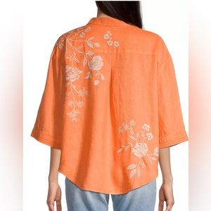 Johnny Was Linen Shirt